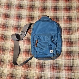 Trendy ORI London granola style outdoorsy sling crossbody bag